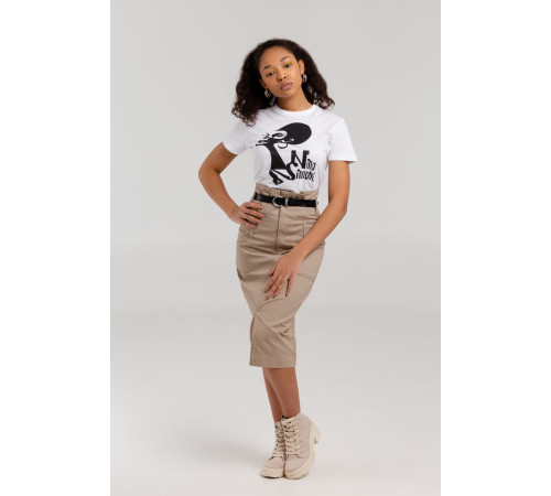 Футболка женская «Меламед. Nina Simone», белая