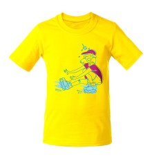 Футболка детская Roller Skates, желтая