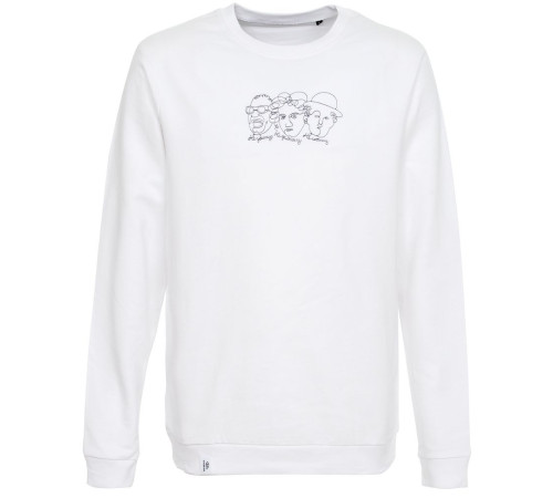 Свитшот «Три автора», белый