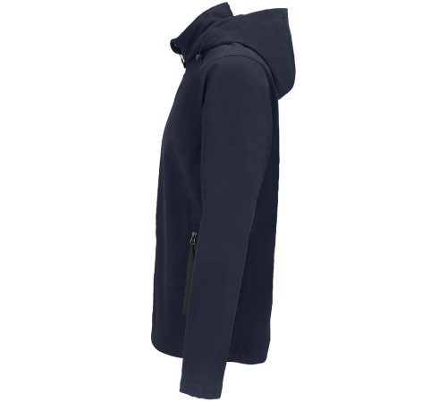 Куртка софтшелл с капюшоном мужская Race Men, темно-синяя