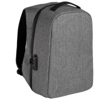 Рюкзак с потайным карманом inGreed, серый