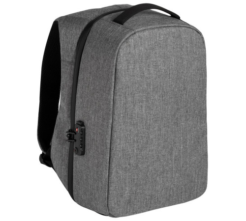 Рюкзак с потайным карманом inGreed, серый