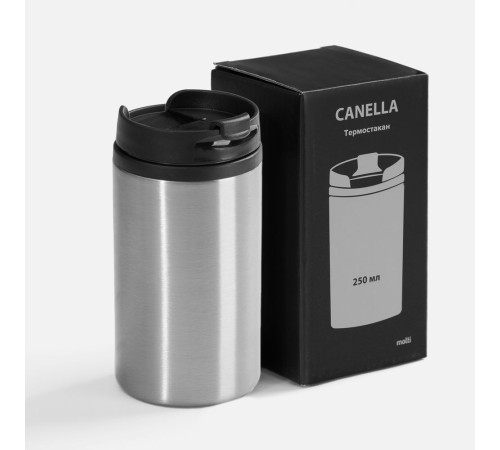 Термостакан Canella, серебристый