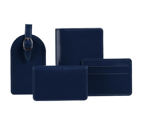 Обложка для паспорта Nebraska, синяя