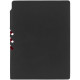 Ежедневник Flexpen Black, недатированный, черный с красным