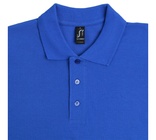 Рубашка поло мужская Summer 170, ярко-синяя (royal)