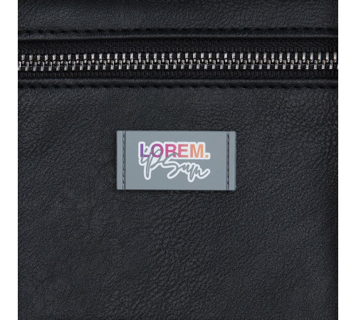 Лейбл из ПВХ Dzeta, S, серый