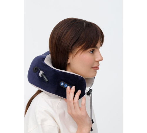 Дорожная подушка-массажер inRelax, синяя