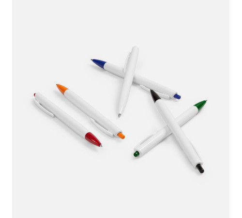 Ручка шариковая Tick, белая