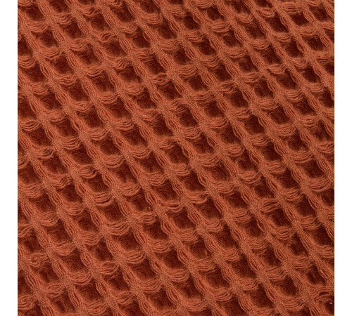 Плед вафельный Elenglect, оранжевый