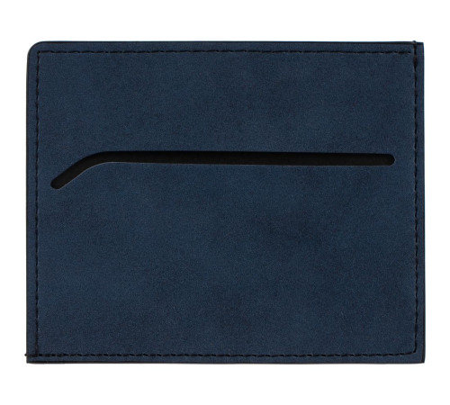 Чехол для карточек Nubuk, синий