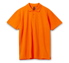 Рубашка поло мужская Spring 210, оранжевая