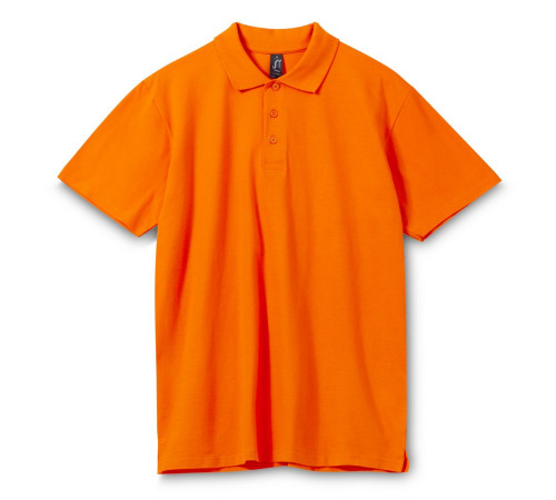 Рубашка поло мужская Spring 210, оранжевая