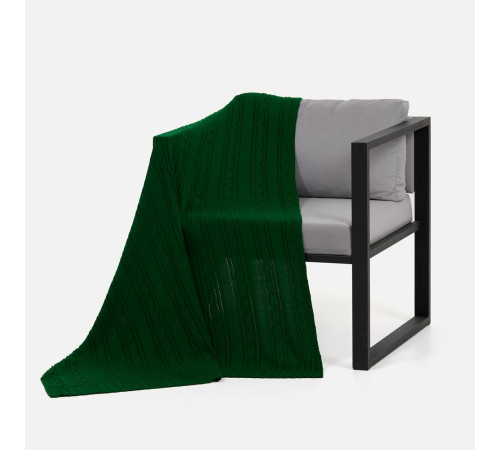 Плед Remitti, глубокий зеленый