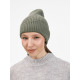 Шапка Catch Match без помпона, зеленая (полынь)