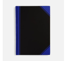 Блокнот Accenti, черный с синим