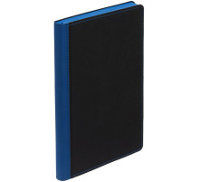 Ежедневник Nice Twice, недатированный, черный с синим