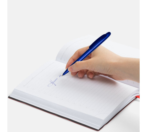 Ручка шариковая Moor Silver, ver.2, синий металлик