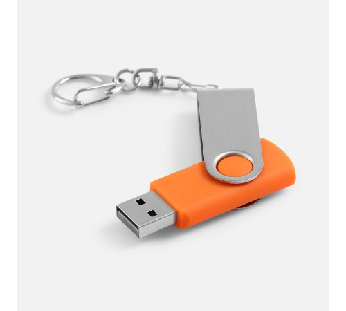 Флешка Twist, оранжевая, 8 Гб