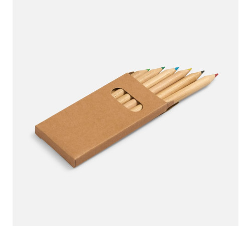 Набор цветных карандашей Pencilvania Mini, крафт