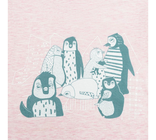 Футболка Ping Win, розовый меланж