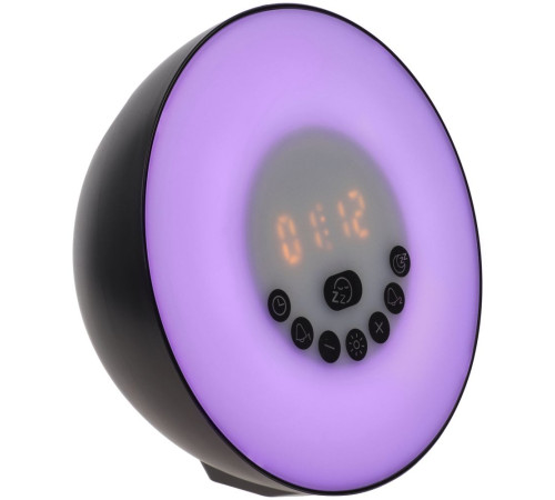 Лампа-колонка dreamTime для пробуждения светом и музыкой, черная