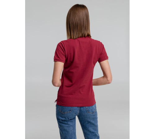 Рубашка поло женская Neptune, вишнево-красная