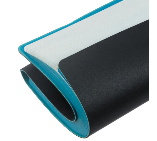 Ежедневник Flexpen Black, недатированный, черный с бирюзовым