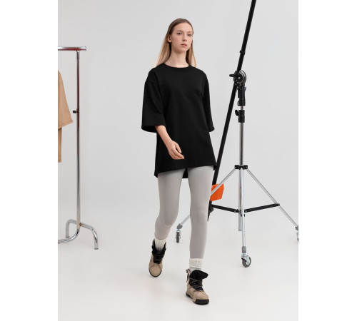 Футболка оверсайз унисекс Kosmos 2.0, черная