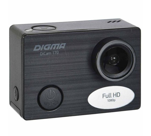 Экшн-камера Digma DiCam 170, черная