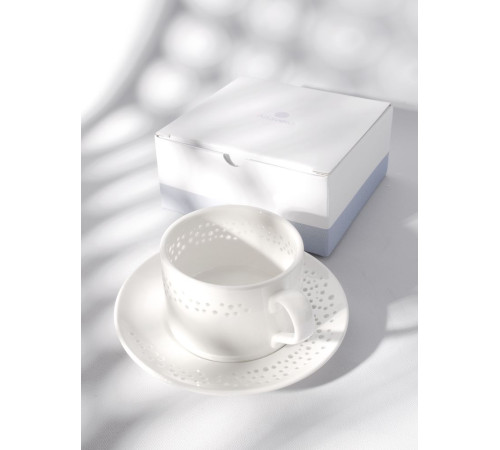 Чайная пара Coralli Luziano, белая