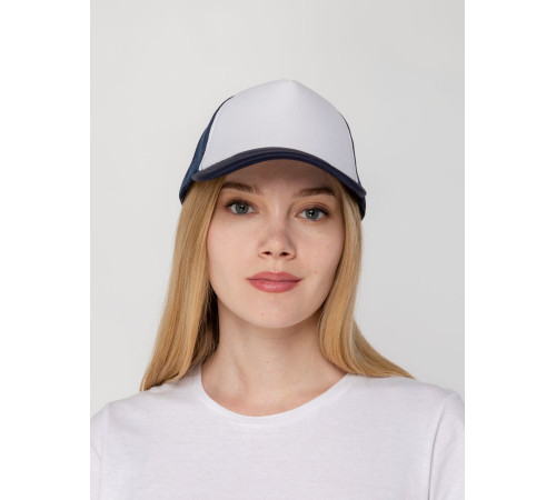 Бейсболка Sunbreaker, темно-синяя с белым