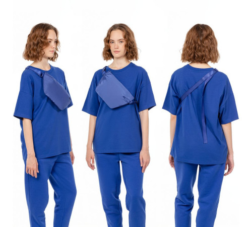 Поясная сумка W1, синяя