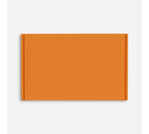 Лейбл из ПВХ Dzeta, XL, оранжевый