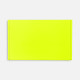 Лейбл из ПВХ Dzeta, ХL, желтый неон
