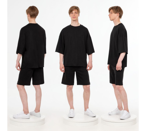 Футболка унисекс оверсайз T1, черная