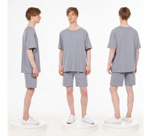 Футболка унисекс оверсайз T2, серая