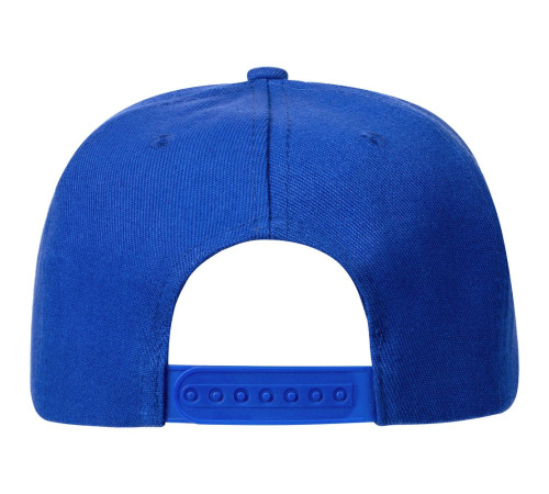 Бейсболка Snapback с прямым козырьком, ярко-синяя