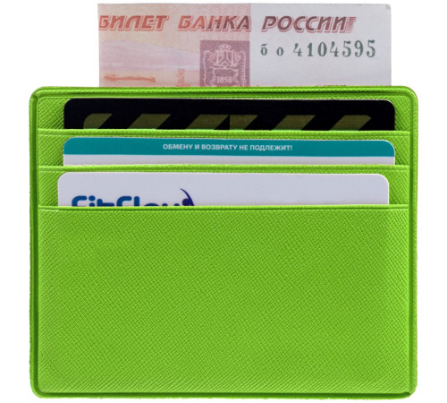 Чехол для карточек Devon, зеленый