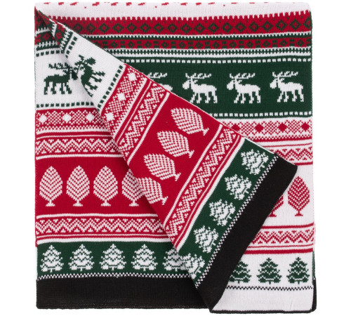 Шарф Mirakler, красный с зеленым