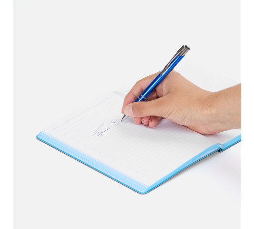 Ручка шариковая Keskus, ярко-синяя