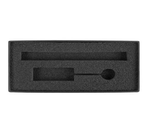 Коробка Notes с ложементом для ручки и флешки, черная