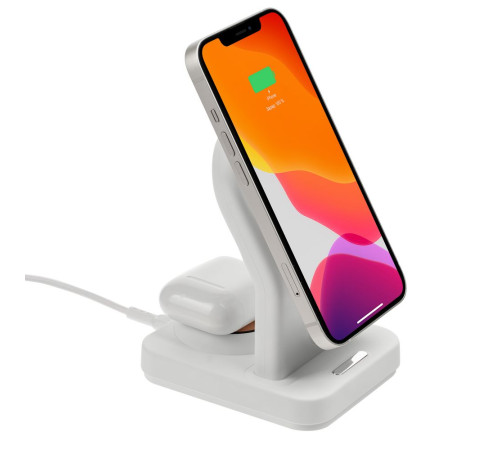 Зарядная станция с подсветкой Cooper Duo, белая