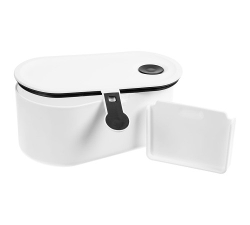 Ланчбокс Lunch Break, белый с черным