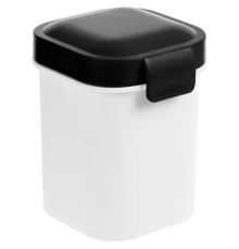 Ланчбокс для снеков Lunch Crunch, белый с черным