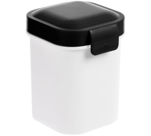 Ланчбокс для снеков Lunch Crunch, белый с черным