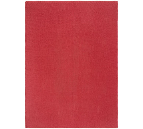 Плед Knitly, красный (коралл)