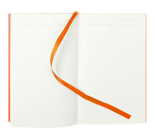 Ежедневник Flat Mini, недатированный, оранжевый