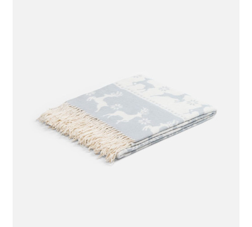 Плед «Скандинавия», серый