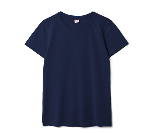 Футболка женская T-bolka Stretch Lady, кобальт (темно-синяя)